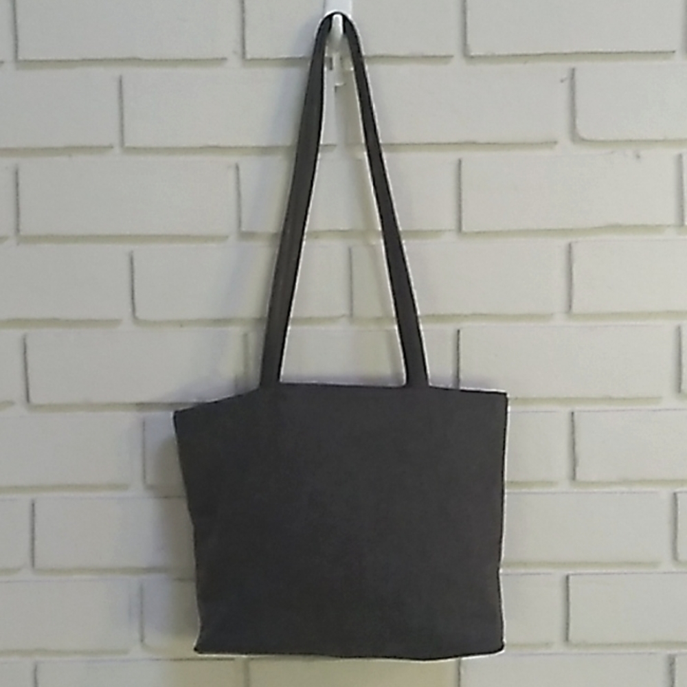 Modern Elements Gray Wool Feel Shoulder Bag. - image 1